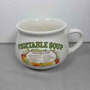 Vegetable Soup Recipe Mug Cup Bowl With handle DAT'L DO-IT, INC.